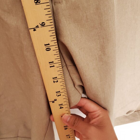 Greg Norman Men Beige Khaki Performance Moisture Wicking Golf Shorts Size 38 - Picture 3 of 13